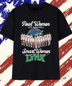 Real Women Love Basketball Smart Women Love The Lynx Minnesota Basketball All Team 2026 T Shirt , Trendy 2D Print Shirt Real Women Love Basketball Smart Women Love The Lynx Minnesota Basketball All Team 2026 T Shirt