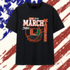 Miami Hurricanes 2026 Ncaa Mens Basketball March Madness The Road To Indianapolis Premium T Shirt , Trendy 2D Print Shirt Miami Hurricanes 2026 Ncaa Mens Basketball March Madness The Road TO Indianapolis Premium T Shirt