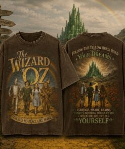 The Wizard of Oz, There’s No Place Like Home, Follow The Yellow Brick Road To Your Dreams 3D Shirt, Trending Music 3D Tee The Wizard OF OZ There S NO Place Like Home Follow The Yellow Brick Road TO Your Dreams 3D Shirt