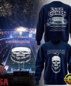 2026 Exclusives Luke Combs x New England Patriots Sweatshirt , Trending Music 3D Tee 2026 Exclusives Luke Combs X New England Patriots Sweatshirt