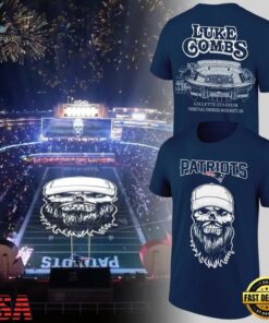 2026 Exclusives Luke Combs x New England Patriots T Shirt , Trending Music 3D Tee 2026 Exclusives Luke Combs X New England Patriots T Shirt