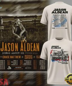 2026 Jason Aldean Songs About Us Tour T Shirt, Trending Music 3D Tee 2026 Jason Aldean Songs About US Tour T Shirt