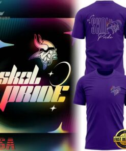 2026 Minnesota Vikings Skol Pride Night T Shirt , Viral 3D Graphic Tee 2026 Minnesota Vikings Skol Pride Night T Shirt