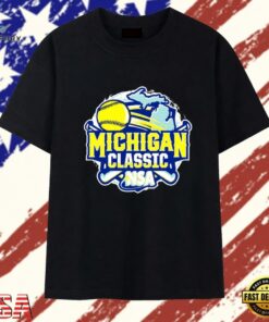 2026 NSA Michigan Classic Fastpitch Tournament T Shirt, Trendy 2D Print Shirt 2026 Nsa Michigan Classic Fastpitch Tournament T Shirt