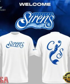 2028 WNBA Expansion Team Cleveland Sirens Unveils Branding White T Shirt