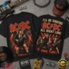 ACDC All Night Long 3D Graphic Shirt , Trending Music 3D Tee Acdc All Night Long 3D Graphic Shirt
