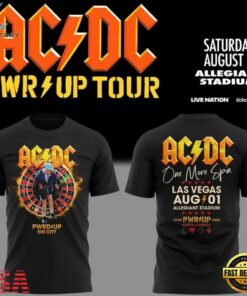 ACDC Las Vegas, NV Event 3D Shirt, Power Up Tour 2026 T Shirt , Music Fans Shirt Acdc Las Vegas NV Event 3D Shirt Power UP Tour 2026 T Shirt