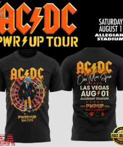 ACDC PWR UP Tour Las Vegas Allegiant Stadium 2026 T Shirt , Music Fans Shirt Acdc Pwr UP Tour Las Vegas Allegiant Stadium 2026 T Shirt