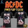 ACDC x Houston Texans Power Up Tour 2026 Black T Shirt, Trending Music 3D Tee Acdc X Houston Texans Power UP Tour 2026 Black T Shirt