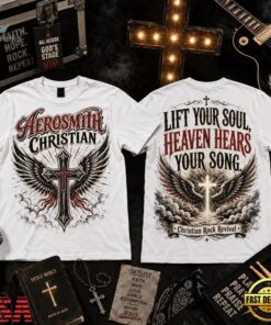 Aerosmith Christian Lift Your Soul Heaven Hears Your Song 3D Shirt, Trending Music 3D Tee Aerosmith Christian Lift Your Soul Heaven Hears Your Song 3D Shirt