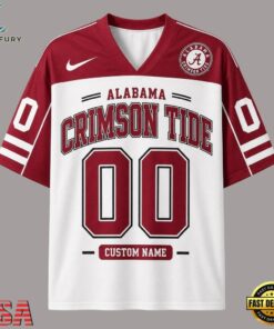 Alabama Crimson Tide NCAA College Team Pride Personalized Football jersey, NCAA Team Football Jersey Alabama Crimson Tide Ncaa College Team Pride Personalized Football Jersey