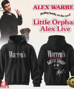 Alex Warren’s Little Orphan Alex Tour 2026 Black Hoodie, Trending Music 3D Tee Alex Warren S Little Orphan Alex Tour 2026 Black Hoodie