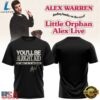 Alex Warren’s Little Orphan Alex Tour 2026 Black T Shirt, Trending Music 3D Tee Alex Warren S Little Orphan Alex Tour 2026 Black T Shirt