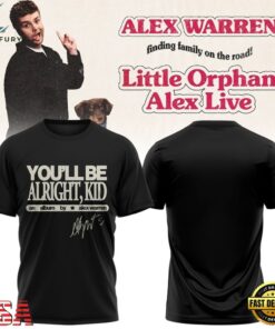 Alex Warren’s Little Orphan Alex Tour 2026 Black T Shirt, Trending Music 3D Tee Alex Warren S Little Orphan Alex Tour 2026 Black T Shirt