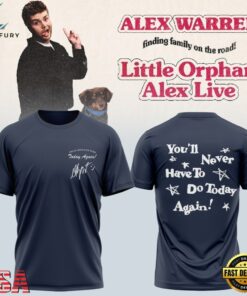 Alex Warren’s Little Orphan Alex Tour 2026 Limited Edition T Shirt, Trending Music 3D Tee Alex Warren S Little Orphan Alex Tour 2026 Limited Edition T Shirt