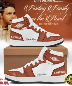 Alex Warren’s Little Orphan Alex Tour 2026 Personalized Air Jordan 1 Hightop Shoes, Music AJ1 Sneakers Alex Warren S Little Orphan Alex Tour 2026 Personalized Air Jordan 1 Hightop Shoes