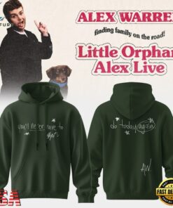 Alex Warren’s Little Orphan Alex Tour 2026 Signed Hoodie, Trending Music 3D Tee Alex Warren S Little Orphan Alex Tour 2026 Signed Hoodie