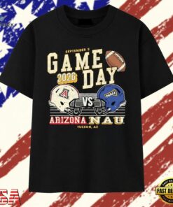 Arizona Wildcats vs Northern Arizona Lumberjacks Game Day September 5 2026 Tucson T Shirt, Trendy 2D Print Shirt Arizona Wildcats VS Northern Arizona Lumberjacks Game Day September 5 2026 Tucson T Shirt