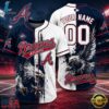 Atlanta Braves 2026 MLB Eagle America Personalized Baseball Jersey , MLB Team Baseball Jersey Atlanta Braves 2026 Mlb Eagle America Personalized Baseball Jersey