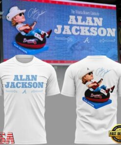 Atlanta Braves Alan Jackson Celebration Night 2026 White T Shirt , Music Design T Shirt Atlanta Braves Alan Jackson Celebration Night 2026 White T Shirt