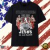 Atlanta Dream In My Veins Jesus In My Heart Signatures WNBA T Shirt , Trendy 2D Print Shirt Atlanta Dream IN MY Veins Jesus IN MY Heart Signatures Wnba T Shirt