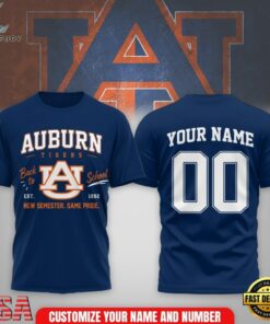 Auburn Tigers NCAA Campus Pride Back to School 2026 Personalized 3D Shirt , NCAA 3D Graphic Tee Auburn Tigers Ncaa Campus Pride Back TO School 2026 Personalized 3D Shirt