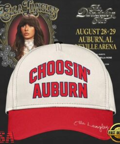 Auburn Tigers x Ella Langley The Dandelion Tour 2026 Neville Arena Baseball Cap, Music Lover Baseball Cap Auburn Tigers X Ella Langley The Dandelion Tour 2026 Neville Arena Baseball Cap