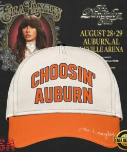 Auburn Tigers x Ella Langley The Dandelion Tour 2026 Neville Arena Classic Cap, Music Lover Baseball Cap Auburn Tigers X Ella Langley The Dandelion Tour 2026 Neville Arena Classic Cap