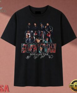 B2K And Bow Wow Boys 4 Life Tour Vintage Graphic T Shirt, Music 2D Graphic Tee B2k And Bow Wow Boys 4 Life Tour Vintage Graphic T Shirt
