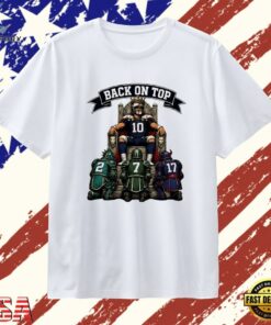 Back on Top 10 Jersey Football Player quarterback T Shirt , Trendy 2D Print Shirt Back ON Top 10 Jersey Football Player Quarterback T Shirt