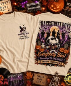 Backstreet Boys Snoopy Halloween 3D Shirt, Trending Music 3D Tee Backstreet Boys Snoopy Halloween 3D Shirt