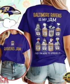 Baltimore Ravens NFL Jam Snoopy Peanuts Football Fan 3D Shirt, Sports Fans 3D Shirt Baltimore Ravens Nfl Jam Snoopy Peanuts Football Fan 3D Shirt