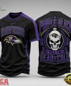 Baltimore Ravens NFL Till I’m Dead Forever Skull Fan Pride 3D Shirt, Sports Fans 3D Shirt Baltimore Ravens Nfl Till I M Dead Forever Skull Fan Pride 3D Shirt