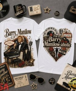 Barry Manilow Live in Concert Graphic 3D Shirt , Music Fans Shirt Barry Manilow Live IN Concert Graphic 3D Shirt