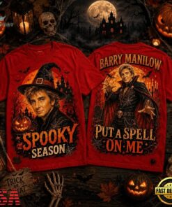 Barry Manilow Witch Hat Pumpkin Moon Halloween Nights and Spooky Season 3D Shirt , Music Fans Shirt Barry Manilow Witch Hat Pumpkin Moon Halloween Nights And Spooky Season 3D Shirt