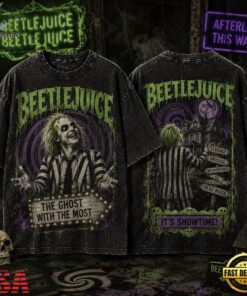 Beetlejuice The Ghost With The Most, It’s Showtime 3D Shirt, Trending Music 3D Tee Beetlejuice The Ghost With The Most IT S Showtime 3D Shirt