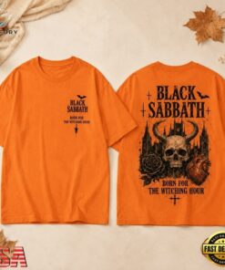 Black Sabbath Born For The Witching Hour Gothic 3D Shirt, Trending Music 3D Tee Black Sabbath Born For The Witching Hour Gothic 3D Shirt