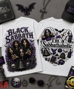 Black Sabbath I’m a Sabbathaholic Heavy Metal Vintage 3D Shirt , Music Fans Shirt Black Sabbath I M A Sabbathaholic Heavy Metal Vintage 3D Shirt