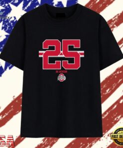 Bo Jackson 25 Ohio State Buckeyes Jersey T Shirt , Trendy 2D Print Shirt BO Jackson 25 Ohio State Buckeyes Jersey T Shirt