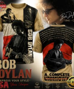 Bob Dylan A Complete Unknown Unisex 3D T Shirt , Music Fans Shirt Bob Dylan A Complete Unknown Unisex 3D T Shirt