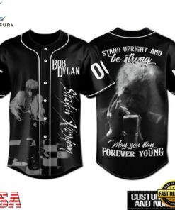 Bob Dylan May You Stay Forever Young Baseball Jersey , Music Artist Baseball Jersey Bob Dylan May You Stay Forever Young Baseball Jersey