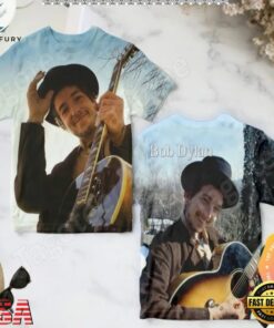 Bob Dylan Nashville Skyline Album Cover AOP 3D T Shirt , Music Fans Shirt Bob Dylan Nashville Skyline Album Cover Aop 3D T Shirt