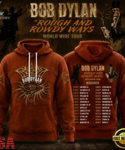 Bob Dylan Rough And Rowdy Ways World Wide Tour 2026 Hoodie, Trending Music 3D Tee Bob Dylan Rough And Rowdy Ways World Wide Tour 2026 Hoodie