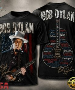 Bob Dylan Rough and Rowdy Ways World Wide Tour 3D Shirt , Music Fans Shirt Bob Dylan Rough And Rowdy Ways World Wide Tour 3D Shirt