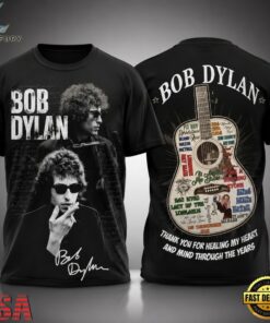 Bob Dylan Thank You For Healing My Heart AOP 3D T Shirt , Music Fans Shirt Bob Dylan Thank You For Healing MY Heart Aop 3D T Shirt