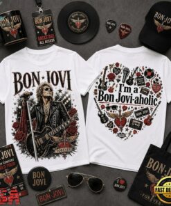 Bon Jovi Hard Rock Legend Graphic 2026 T Shirt , Music Fans Shirt Bon Jovi Hard Rock Legend Graphic 2026 T Shirt