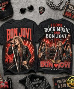 Bon Jovi Livin’ on a Prayer Rock Legend T Shirt , Music Fans Shirt Bon Jovi Livin ON A Prayer Rock Legend T Shirt