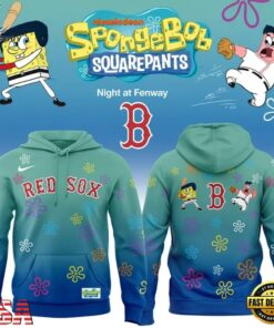 Boston Red Sox x SpongeBob SquarePants Night at Fenway 2026 Hoodie, Trending Music 3D Tee Boston Red Sox X Spongebob Squarepants Night AT Fenway 2026 Hoodie