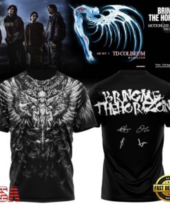 Bring Me the Horizon Music Signature 2026 New Design T Shirt, Trending Music 3D Tee Bring ME The Horizon Music Signature 2026 New Design T Shirt