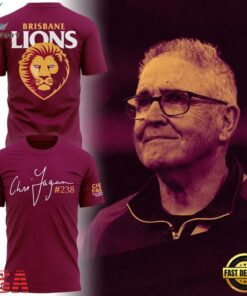 Brisbane Lions Chris Fagan Milestone Signature 2026 T Shirt , Viral 3D Graphic Tee Brisbane Lions Chris Fagan Milestone Signature 2026 T Shirt